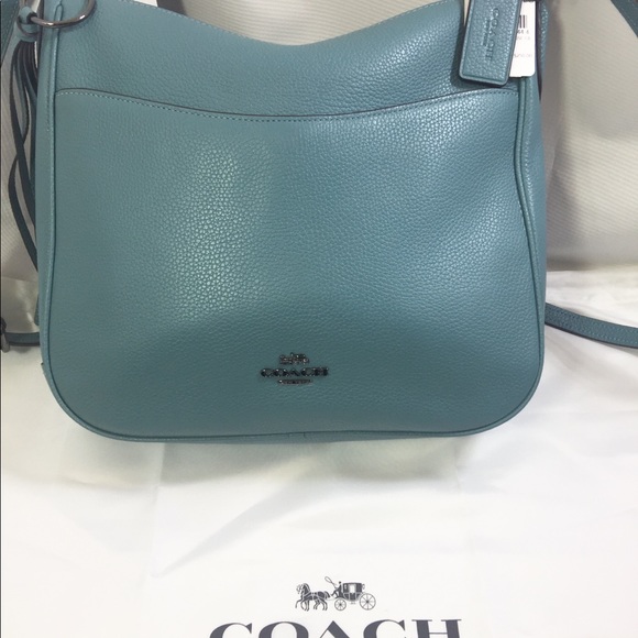 Coach Handbags - Coach Women’s Polished  Leather Chaise Crossbody.